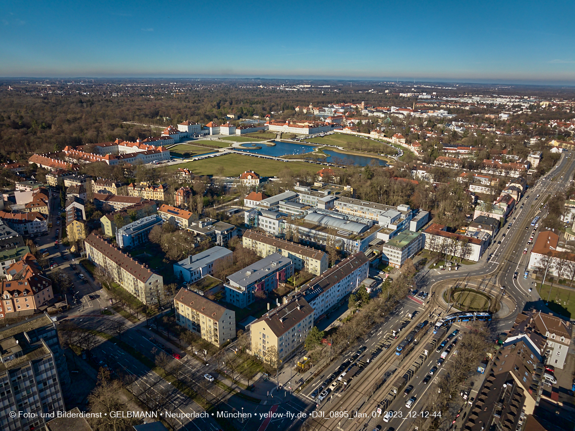 07.01.2023 - Umgebung vom Schloß Nymphenburg